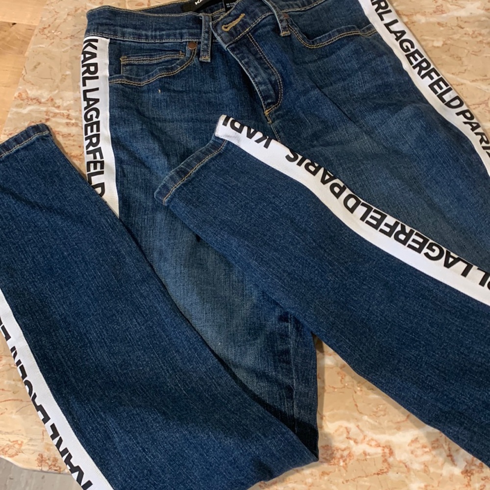 Karl Lagerfeld Paris Logo Skinny jeans size 2